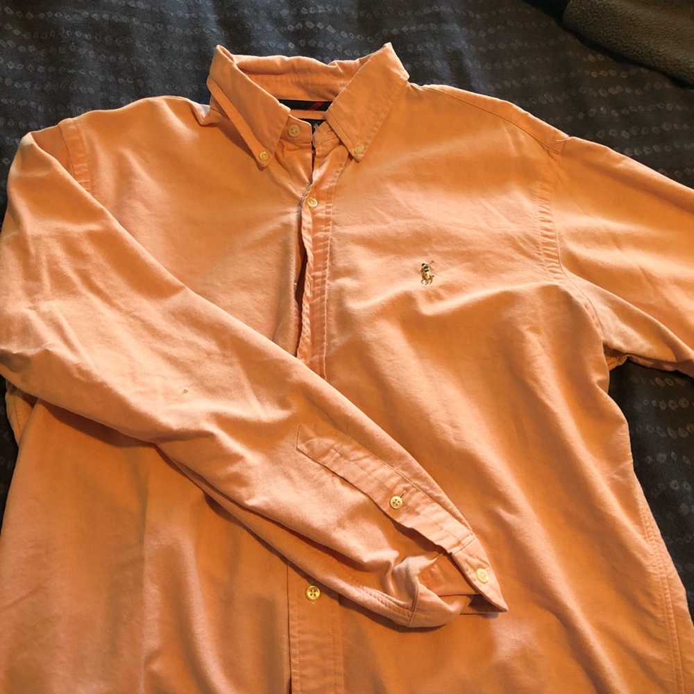 Light orange Polo Ralph Lauren Classic fit shirt